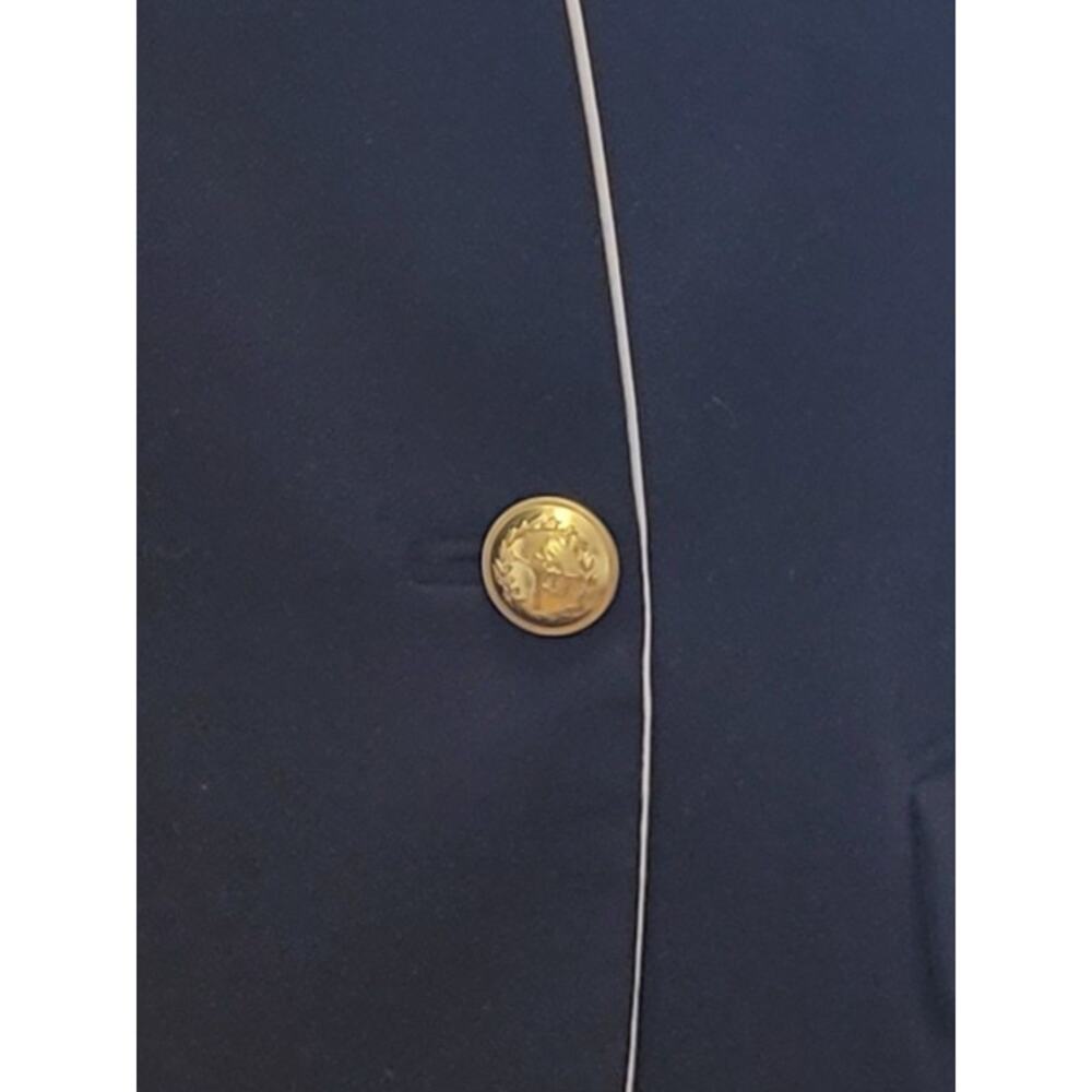 J. Crew Regent Navy Single-Breasted Workwear Blazer 2 Preppy Polished Tailored - Picture 8 of 15